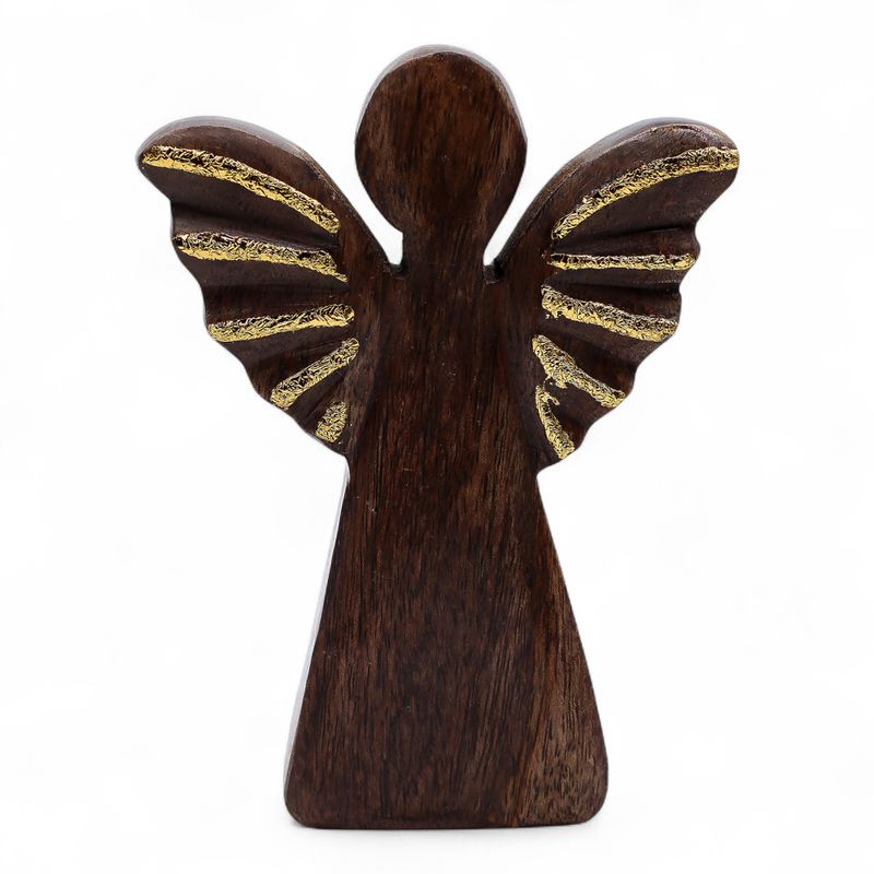 Közepes Mangófa Angyal  - Arany Dekor  - 16cm