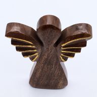 Nagy Mangófa Angyal - Arany Dekor - 19cm