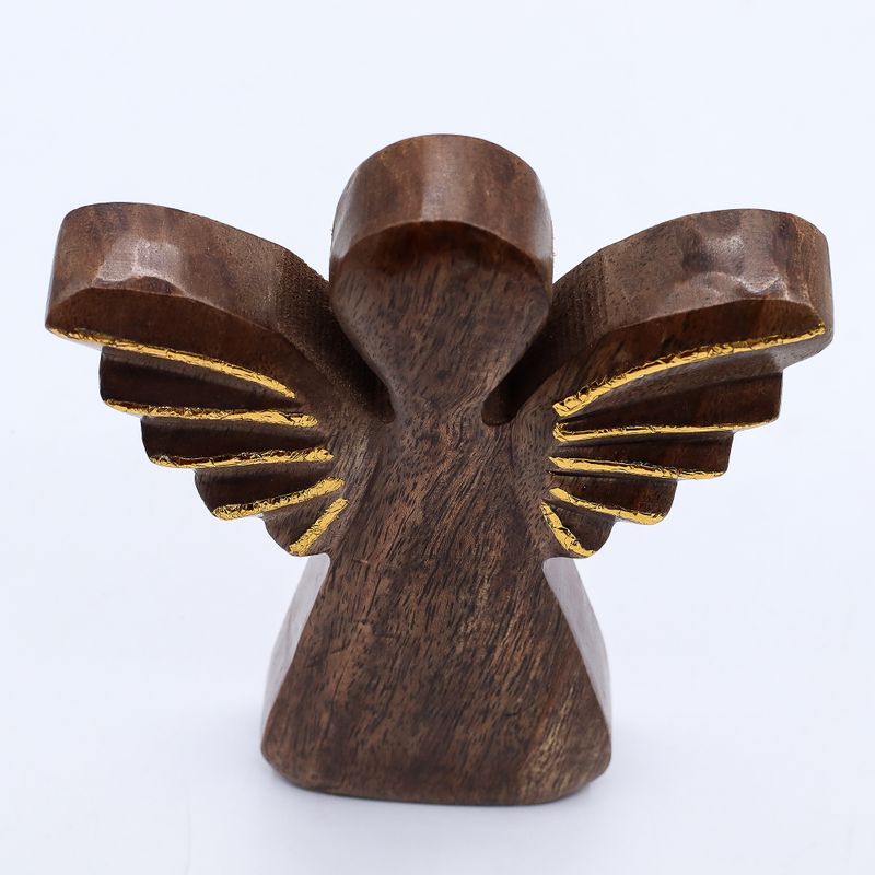 Nagy Mangófa Angyal - Arany Dekor - 19cm