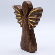Nagy Mangófa Angyal - Arany Dekor - 19cm