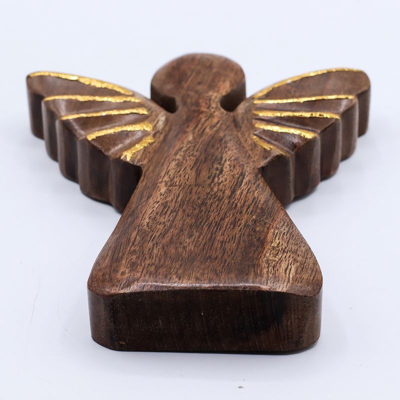 Nagy Mangófa Angyal - Arany Dekor - 19cm