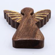 Nagy Mangófa Angyal - Arany Dekor - 19cm