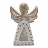 Mangófa Angyal - Fehér Súrolt - 13cm