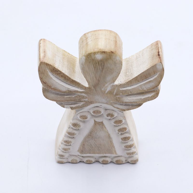 Mangófa Angyal - Fehér Súrolt - 13cm