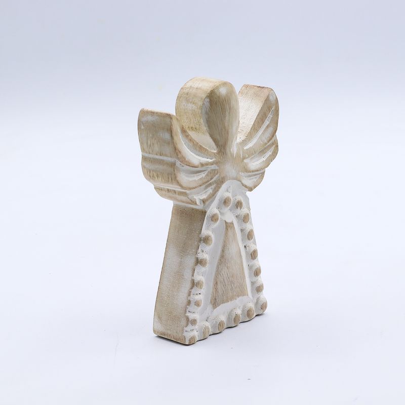 Mangófa Angyal - Fehér Súrolt - 13cm