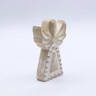 Mangófa Angyal - Fehér Súrolt - 13cm