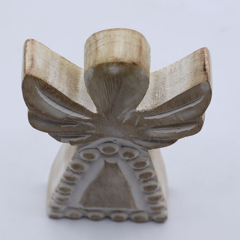Mangófa Angyal - Fehér Súrolt - 13cm