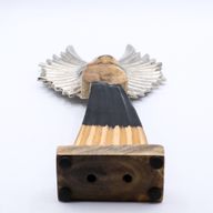 Nagy Mangófa Angyal Vas Szárnyakkal - Őrző - 40cm