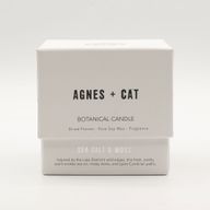 Agnes & Cat botanikus szójagyertya  - Tengeri só és moha