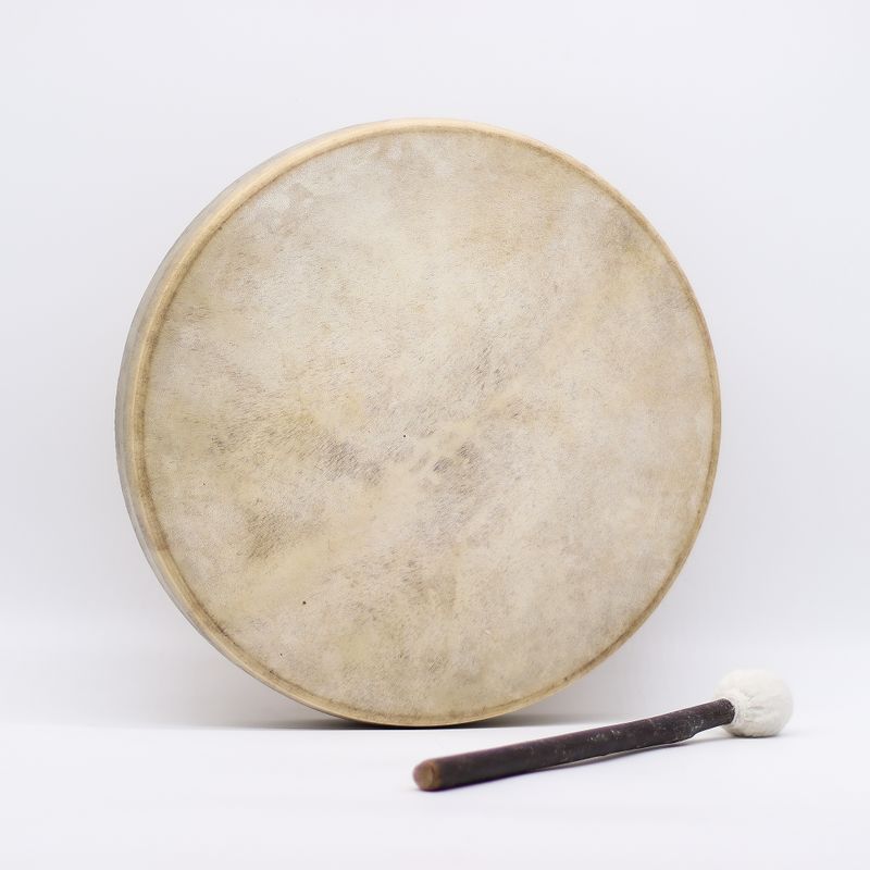 A farkas szelleme- sámán dob és ütő - hangolható- 40cm