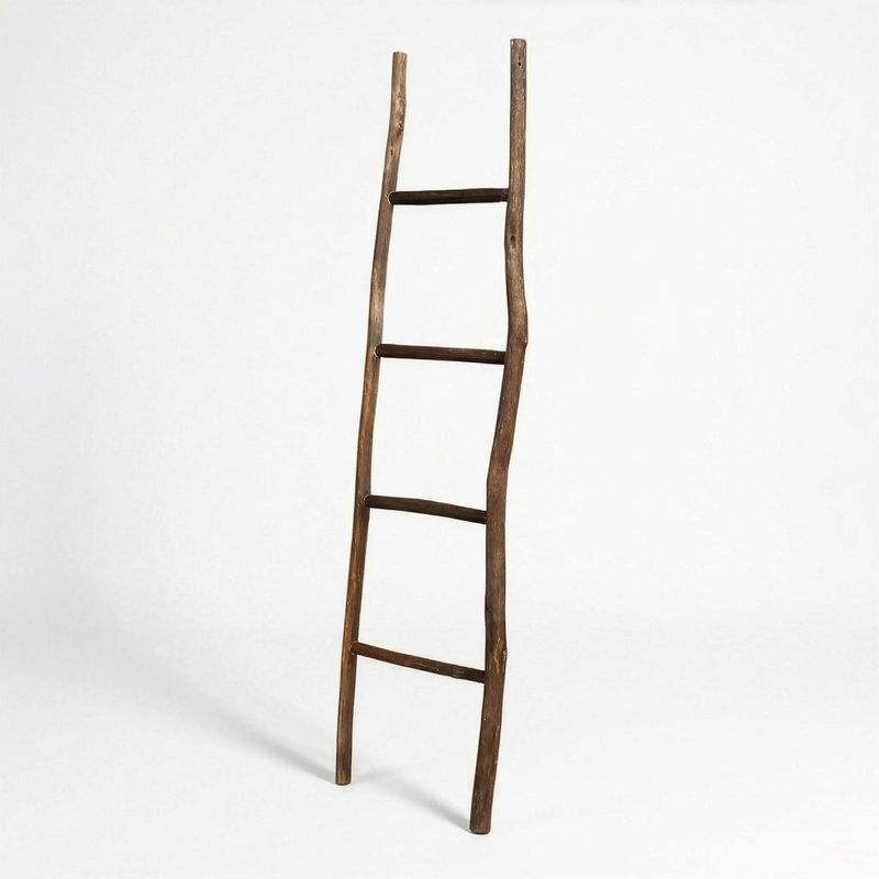 Nagy Kemu Fa Létra - 1.5m - Barna