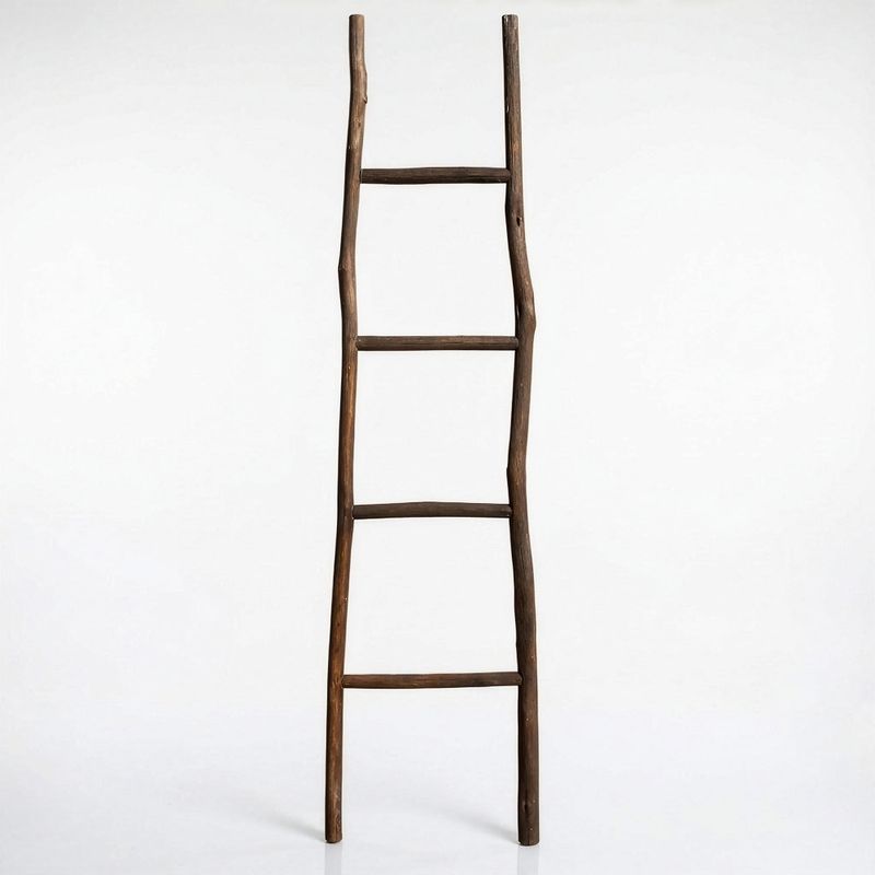 Nagy Kemu Fa Létra - 1.5m - Barna