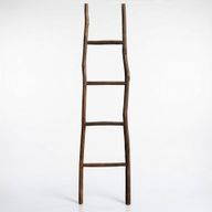 Nagy Kemu Fa Létra - 1.5m - Barna