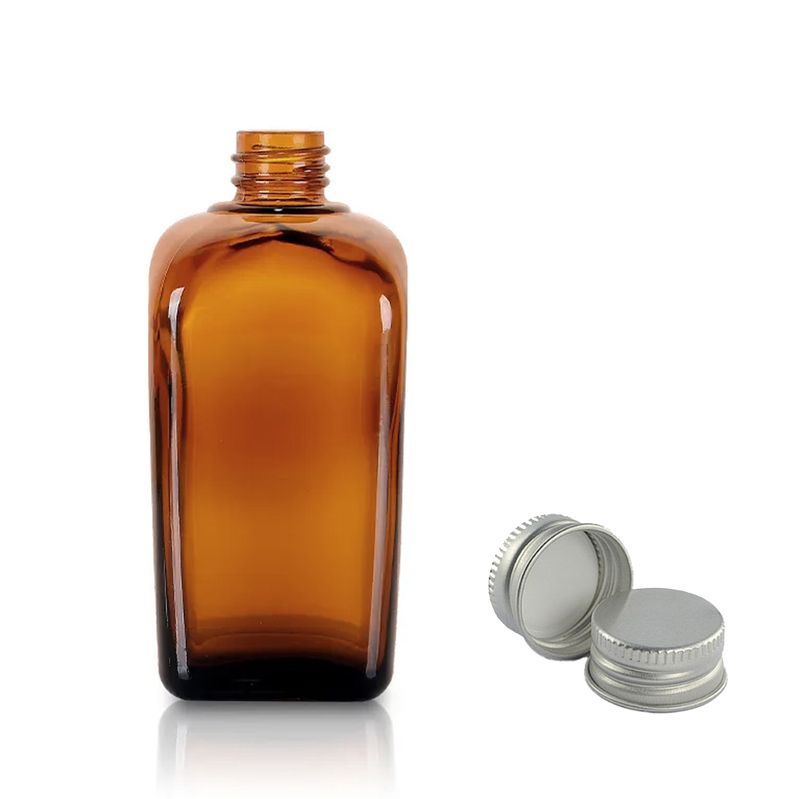 30ml Jantár Alkimista Flakon Alumínium kupakkal