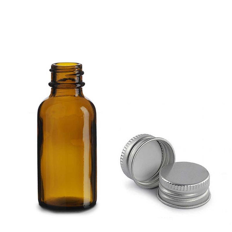 30ml Jantár Boston Üveg Alumínium Kupakkal
