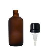 30 ml Matt Barna Csepegtetős Palack Kupakkal