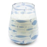 Tengerparti hangulat üveggyertya – magas (900 g)