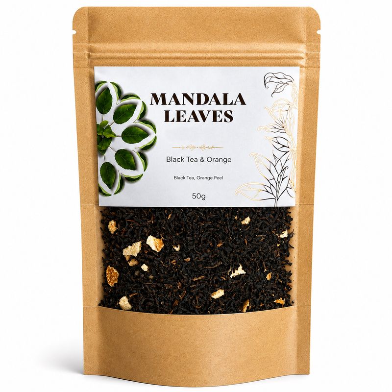 Bio Fekete Tea - Narancs 50g