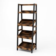 Display állvány döntött polcokkal (60x40x160 cm)