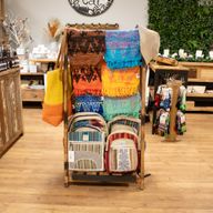 Összecsukható textil display állvány (60x42x120 cm)