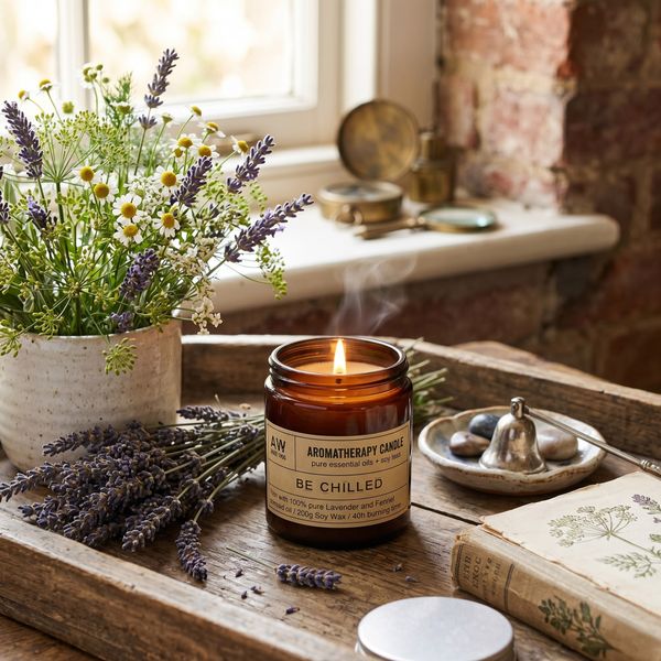 Aromaterápiás Szójagyertyák - 200g