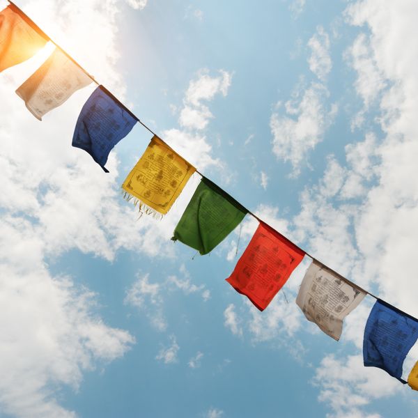 Tibeti Ima és Mantra Zászlók
