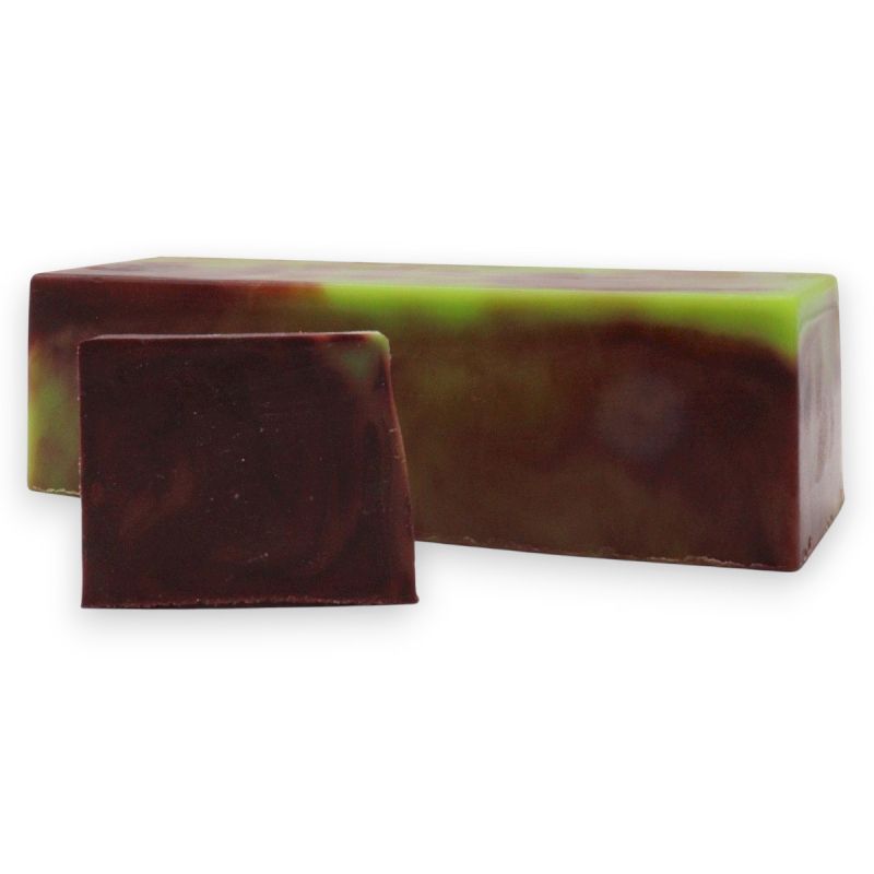 Szeletelt Dubai szappan vekni (13 db) - Emerald Truffle - Fehér címke
