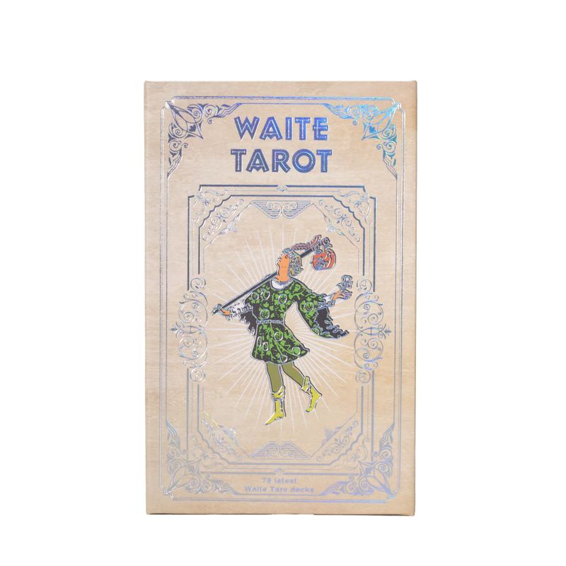 Ezüstfóliás Waite Tarot-kártya készlet - füzettel