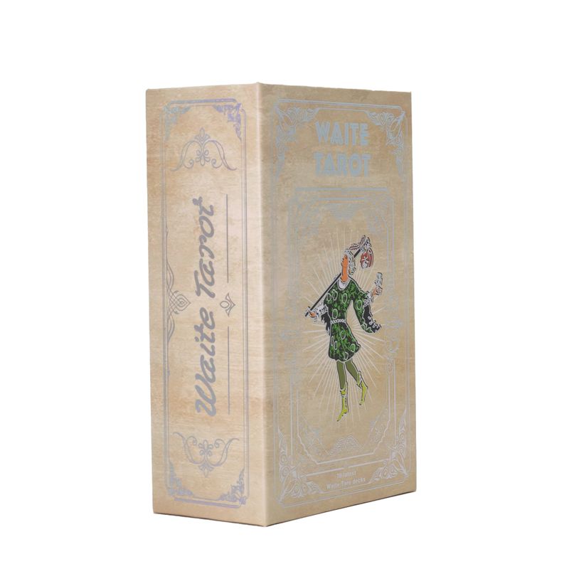 Ezüstfóliás Waite Tarot-kártya készlet - füzettel