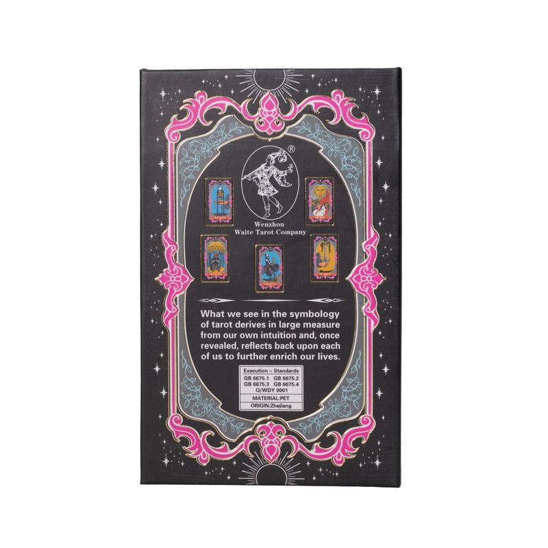 Aranyfóliás Tarot-kártya készlet - füzettel