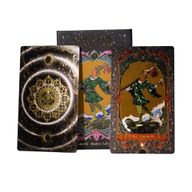 Aranyfóliás Tarot-kártya készlet - füzettel