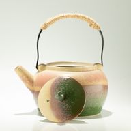 Japán Kyusu-stílusú teáskészlet - Zöld teához - Négy csésze
