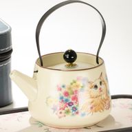 Utazási teáskészlet és két teáscsésze - Macskakedvelő