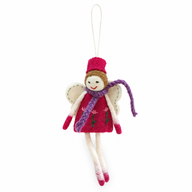 Filcből készült táskadíszek - Válogatás (tündérek és légiutas-kísérők)