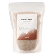 Illatosított gyertya homok - Latte bézs - Tiszta nyugalom - 300g