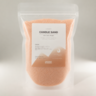 Illatos gyertya homok - Taupe narancs - kobaltkék - 300g