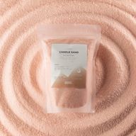 Illatos gyertya homok - Taupe narancs - kobaltkék - 300g