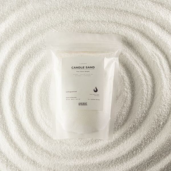 Illatmentes gyertyahomok - Fehér - 300 g