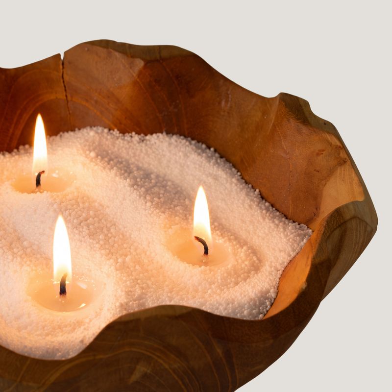 Illatosított gyertya homok - Meleg méz - Blush Bloom - 300 g