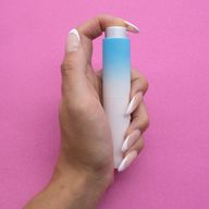 Parfümös üveg csavaros kupakkal - 10 ml - Kék árnyalatú