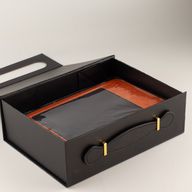 Összecsukható ajándékdoboz - Közepes kosár (24x18.2x8cm) - Fekete