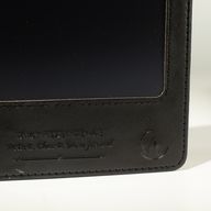 A5 Szándék Jegyzetfüzet - LCD törlő képernyő - Fekete bőrhatású - 80 oldal