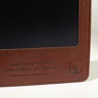 A5 Intention Jegyzetfüzet - LCD törlő képernyő - Barna bőrhatás - 80 oldal