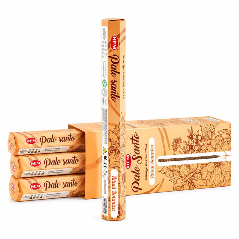 HEM Hatszögletű füstölő - Smuge - Palo Santo