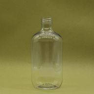Átlátszó műanyag Boston flakon - 500ml