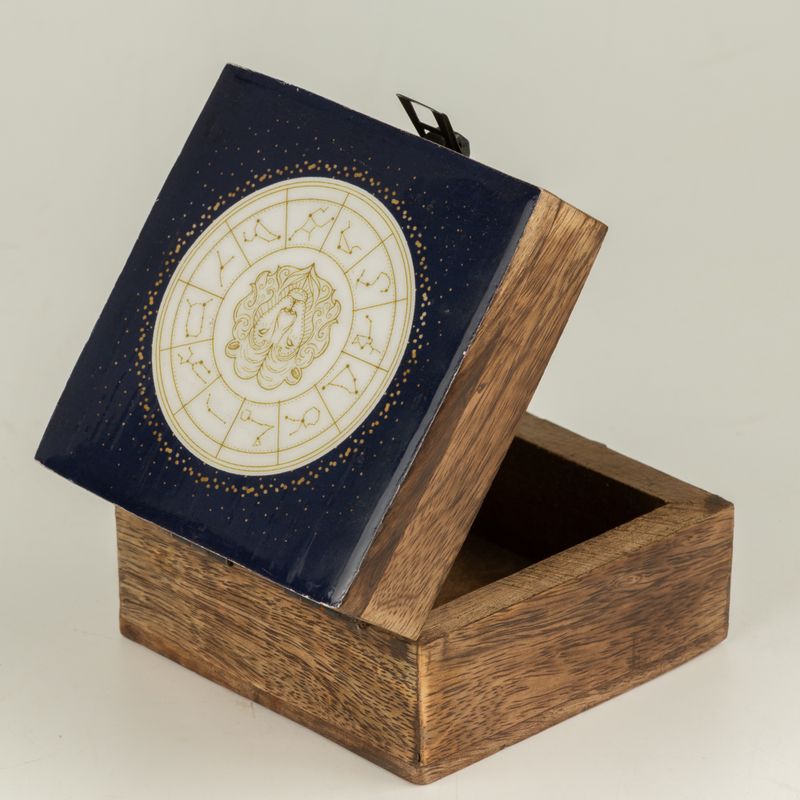 Kisméretű zománcozott doboz - Oroszlán