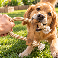 PAW Toys - Kávéfa rágójáték - Hurok és húzóka
