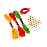 Jingle Bunch karácsonyi keresztszemes DIY dekoráció