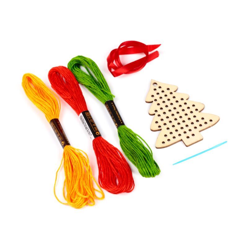 Jingle Bunch karácsonyi keresztszemes DIY dekoráció