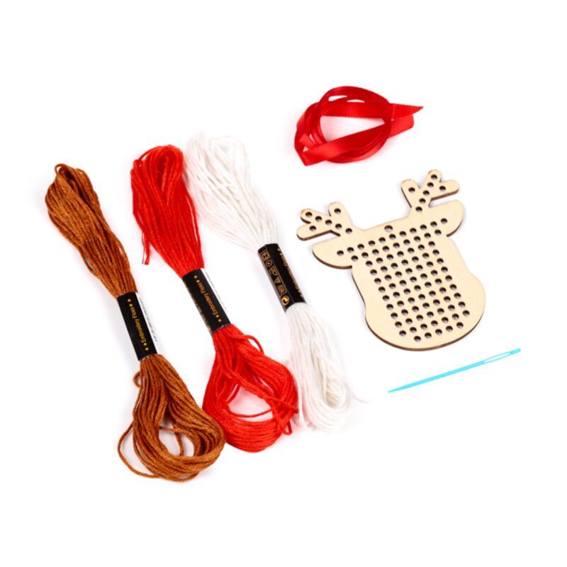 Jingle Bunch karácsonyi keresztszemes DIY dekoráció